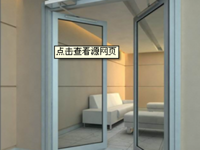 自動平開門